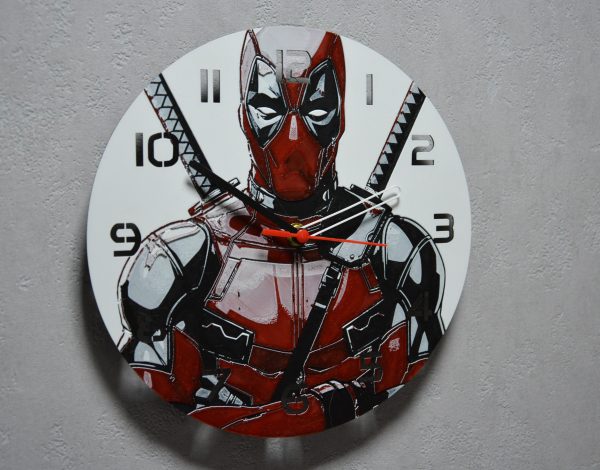 Deadpool Temalı Duvar Saati - Görsel 3