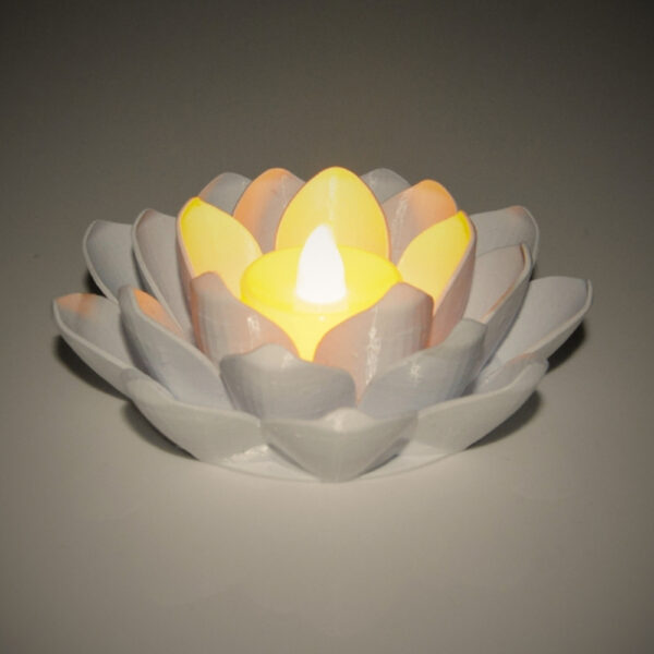 K-10018-2 Lotus Çiçeği Şeklinde Masa Lambası
