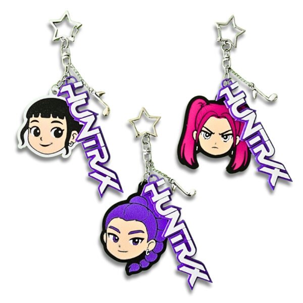 Kpop Demon Hunters / Huntrix 3'lü Set Anahtarlık