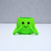 3D Neşeli Mini Saksı Açık Yeşil