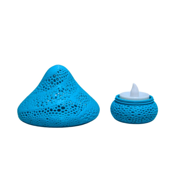 K-10050-3 Küçük Mantar Lamba / mumlu lamba / mum dahil