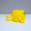 3D Neşeli Mini Saksı- Sarı