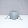 3D Oturan Mini Saksı - Açık Gri