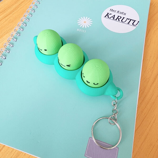 Clicker Bezelye Anahtarlık
